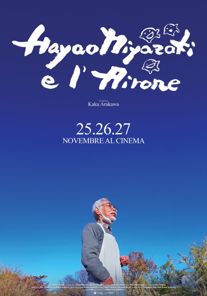 il poster di Hayao Miyazaki e l'airone