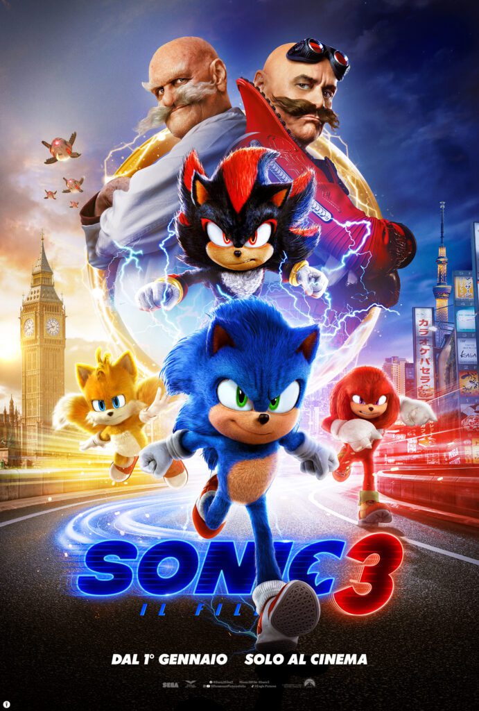 poster sonic 3 - il film