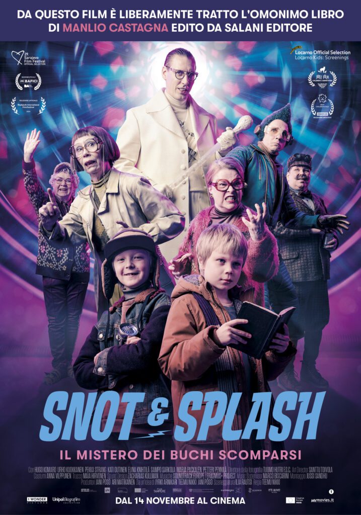 poster snot e splash - il mistero dei buchi nascosti