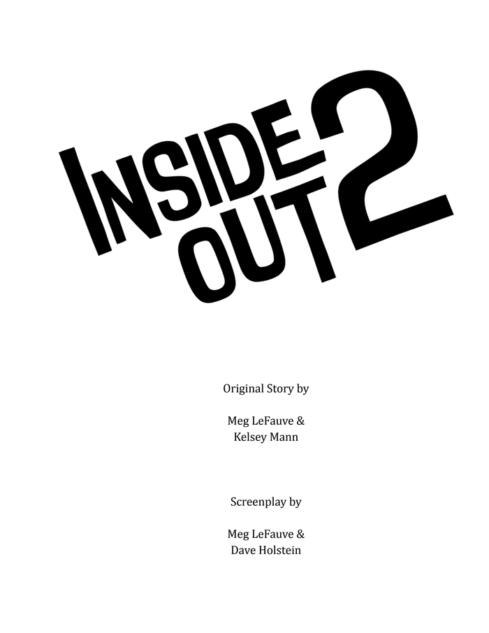 inside out 2 sceneggiatura