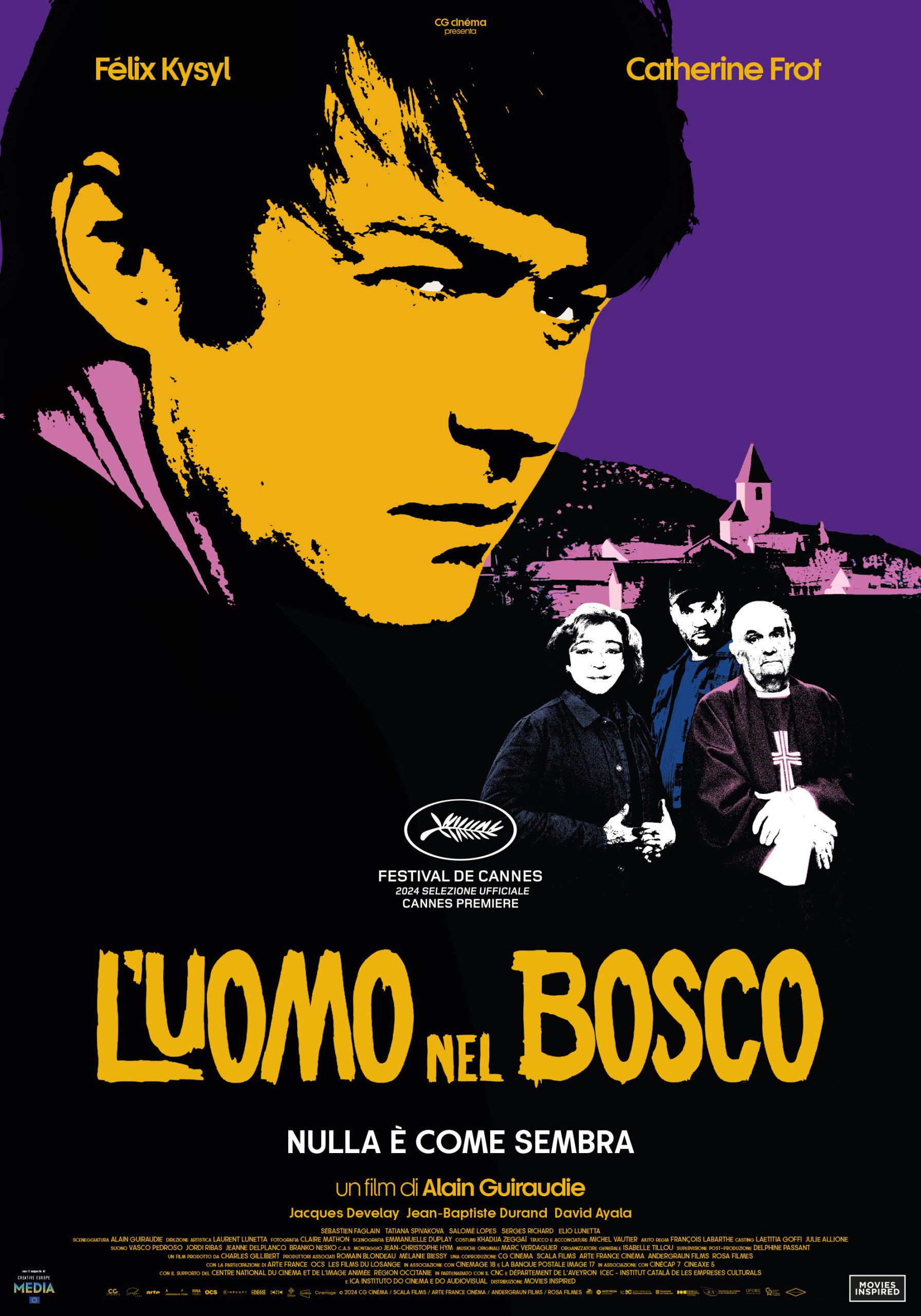 poster l'uomo nel bosco