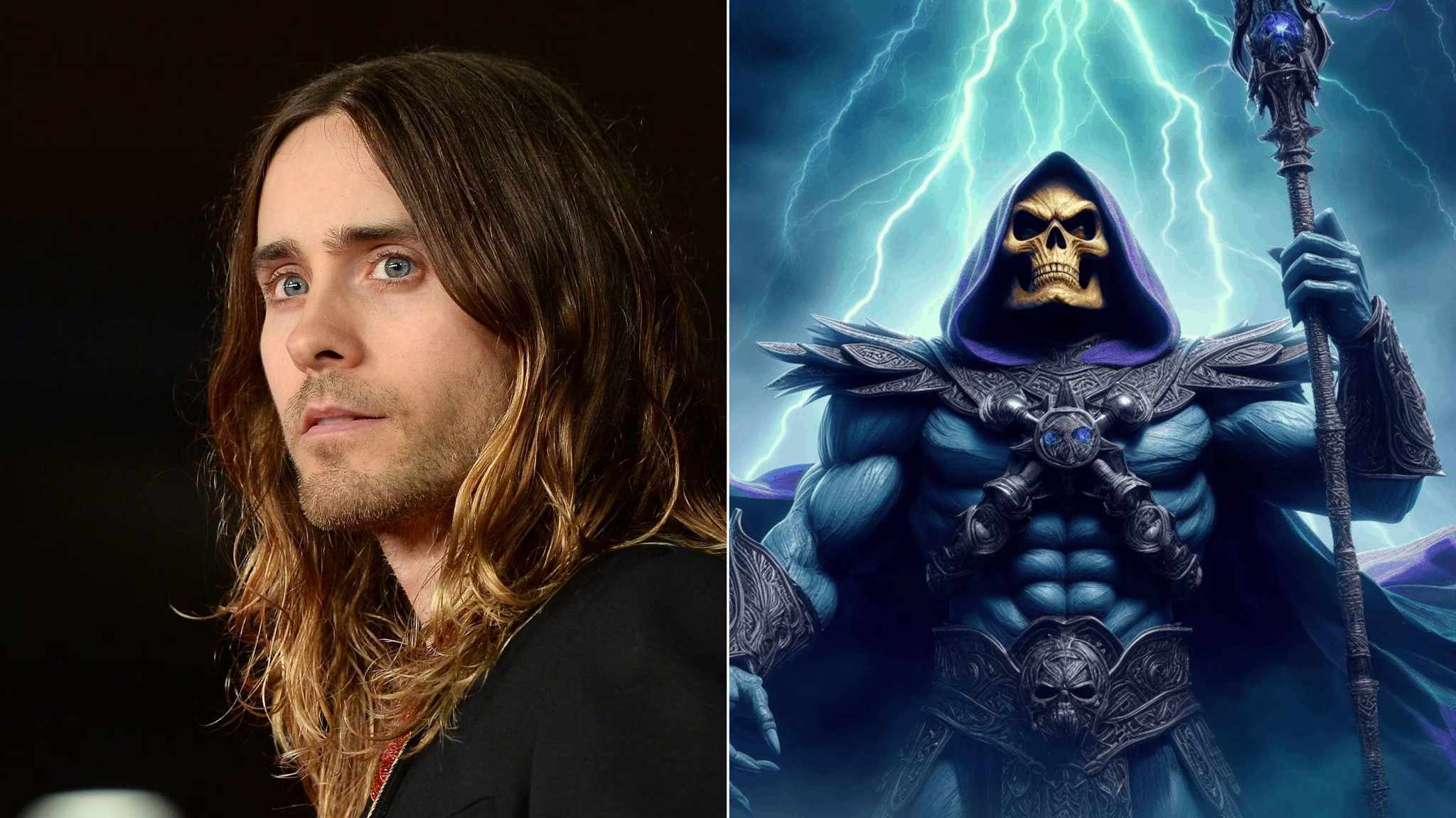 cover immagini jared leto e skeletor