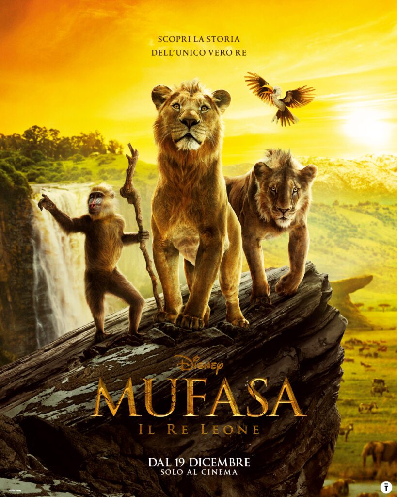 nuovo poster italiano Mufasa: Il Re Leone