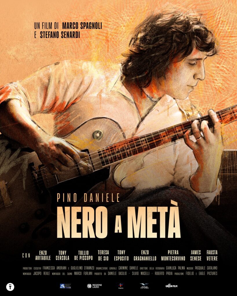 poster PINO DANIELE – NERO A META’