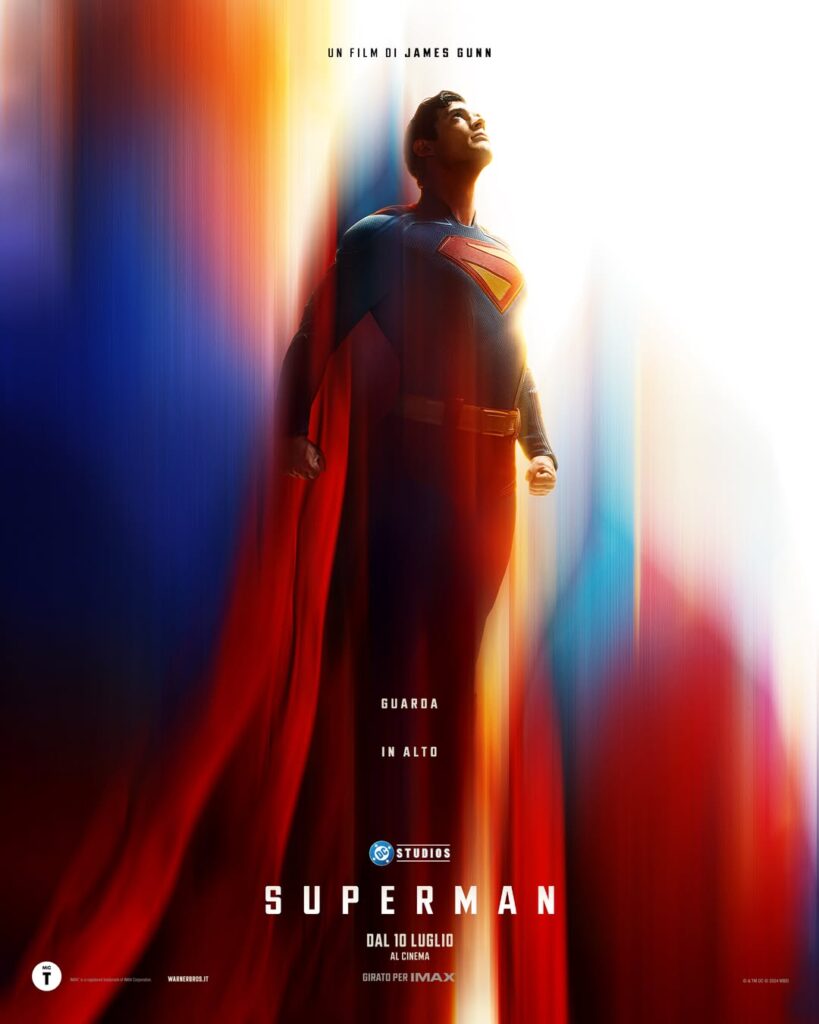 primo poster ufficiale di Superman di James Gunn