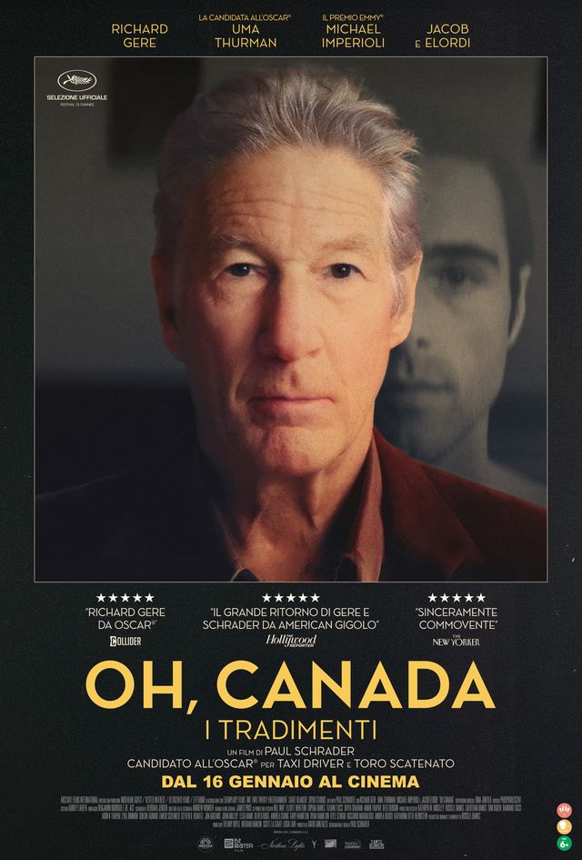 il poster italiano di Oh Canada - I Tradimenti