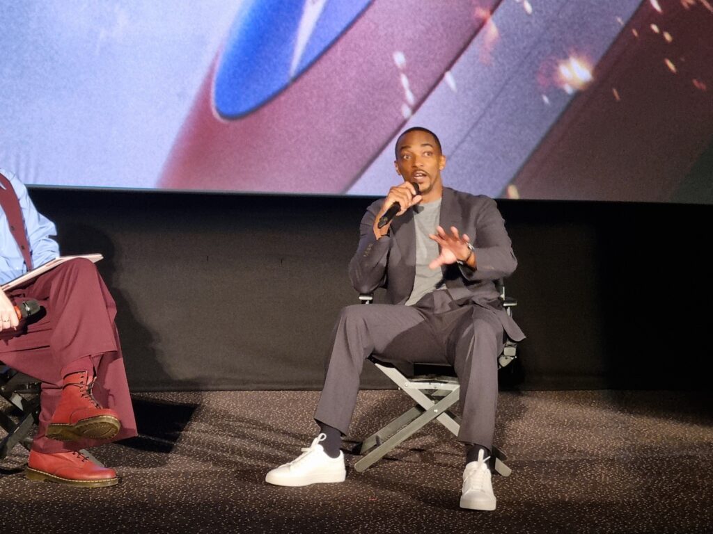 Anthony Mackie Incontro stampa Captain America New World