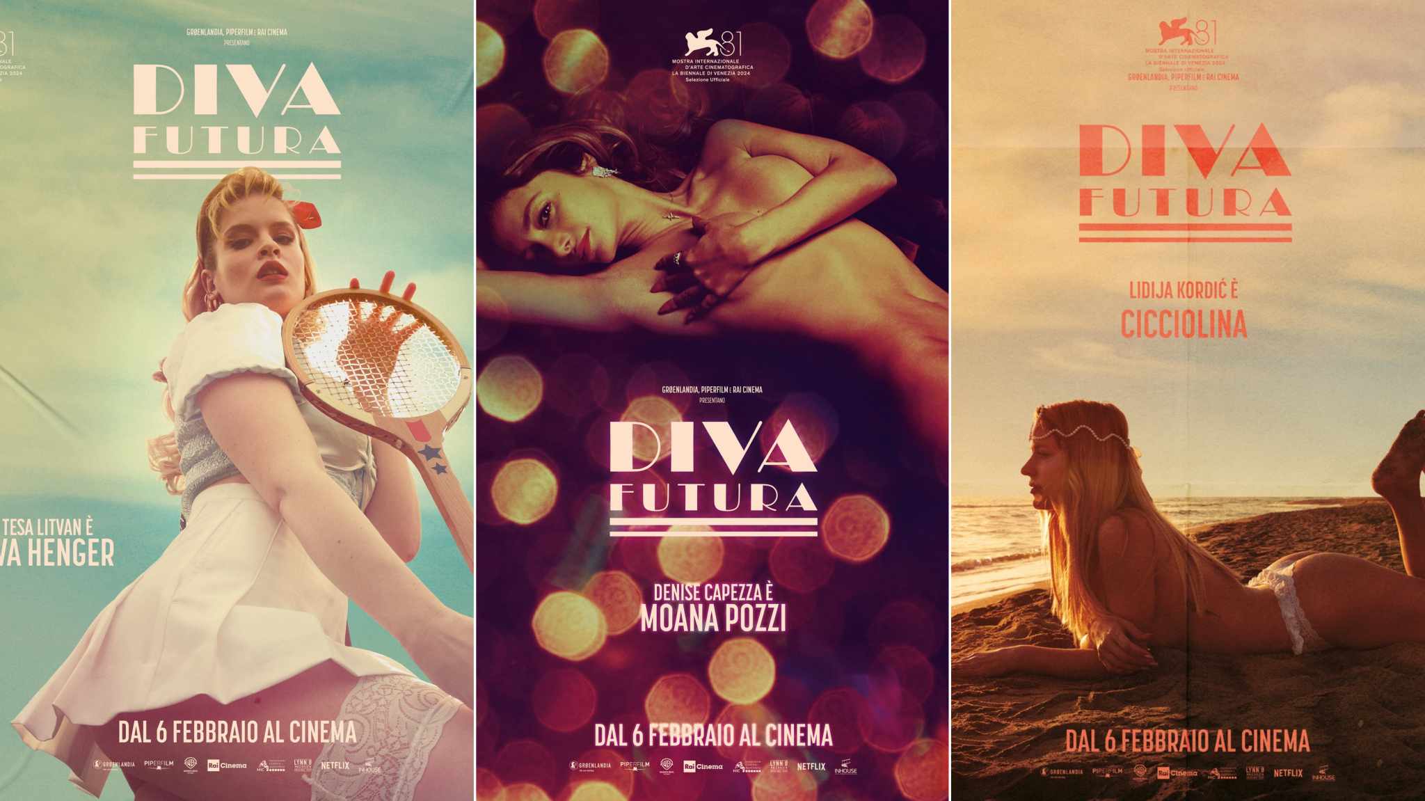 Diva Futura: i character poster dedicati alle interpreti di Eva Henger, Cicciolina e Moana Pozzi