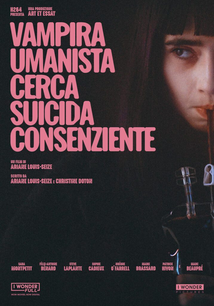 poster vampira umanista cerca suicida consenziente