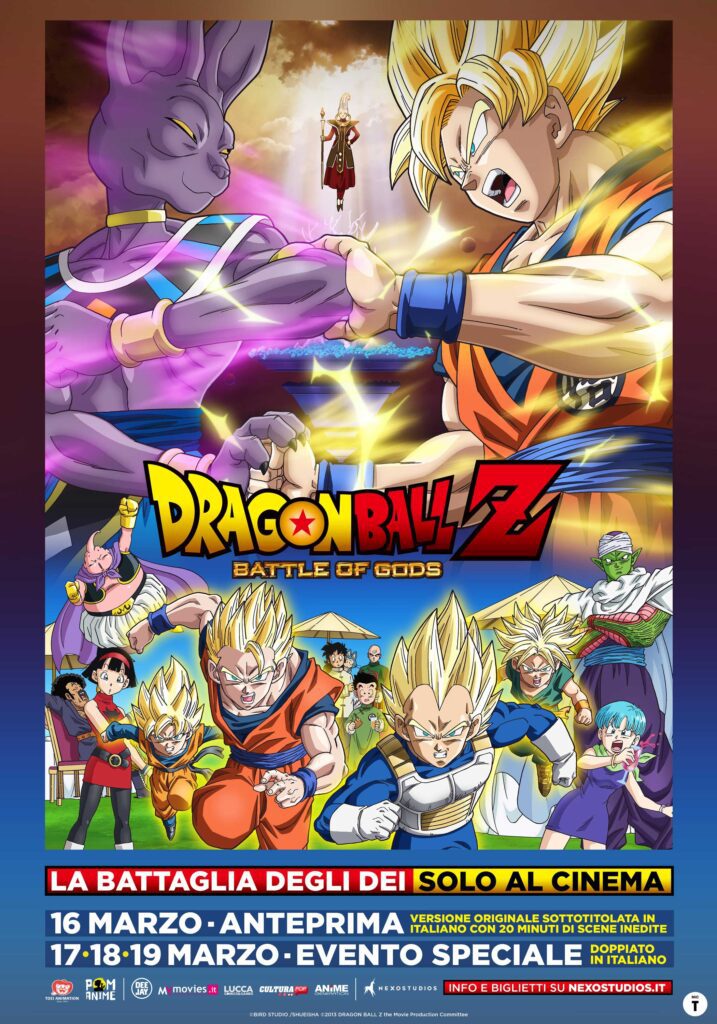 poster Dragon Ball Z – La Battaglia degli Dei 