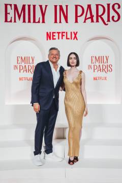 Global Special Screening for Emily in Paris S4 at Piazza della Repubblica, Premiere, Rome, September 10, 2024