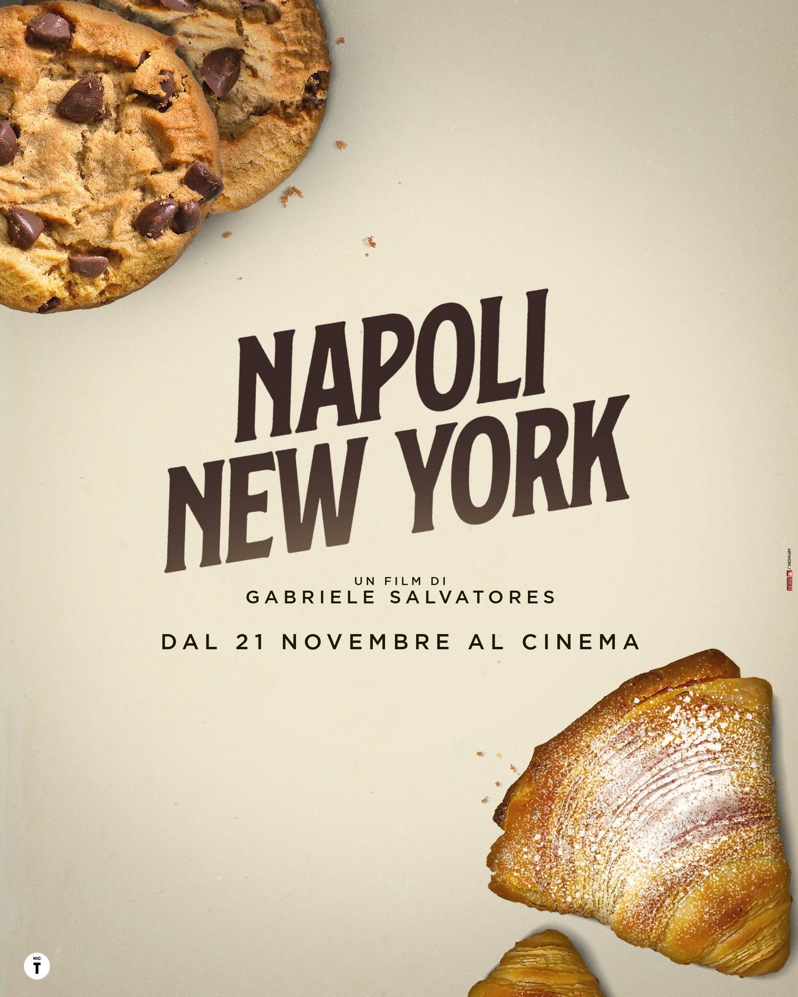 napoli - new york nuovo poster