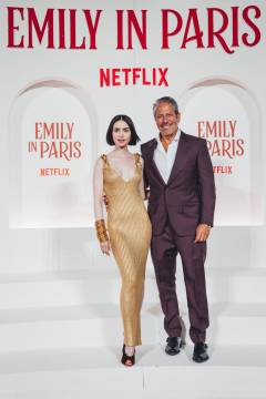 Global Special Screening for Emily in Paris S4 at Piazza della Repubblica, Premiere, Rome, September 10, 2024