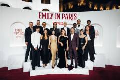 Global Special Screening for Emily in Paris S4 at Piazza della Repubblica, Premiere, Rome, September 10, 2024