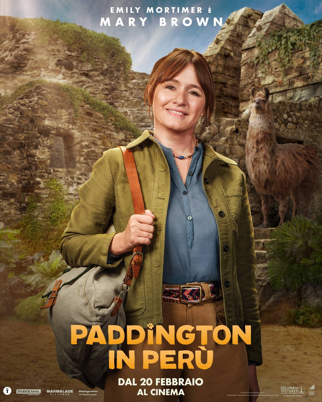 character poster italiano Paddington in Perù