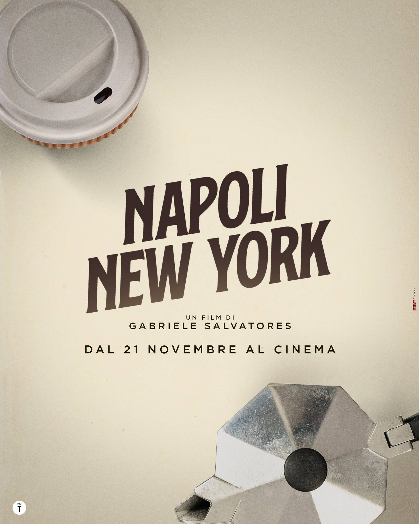 napoli - new york nuovo poster