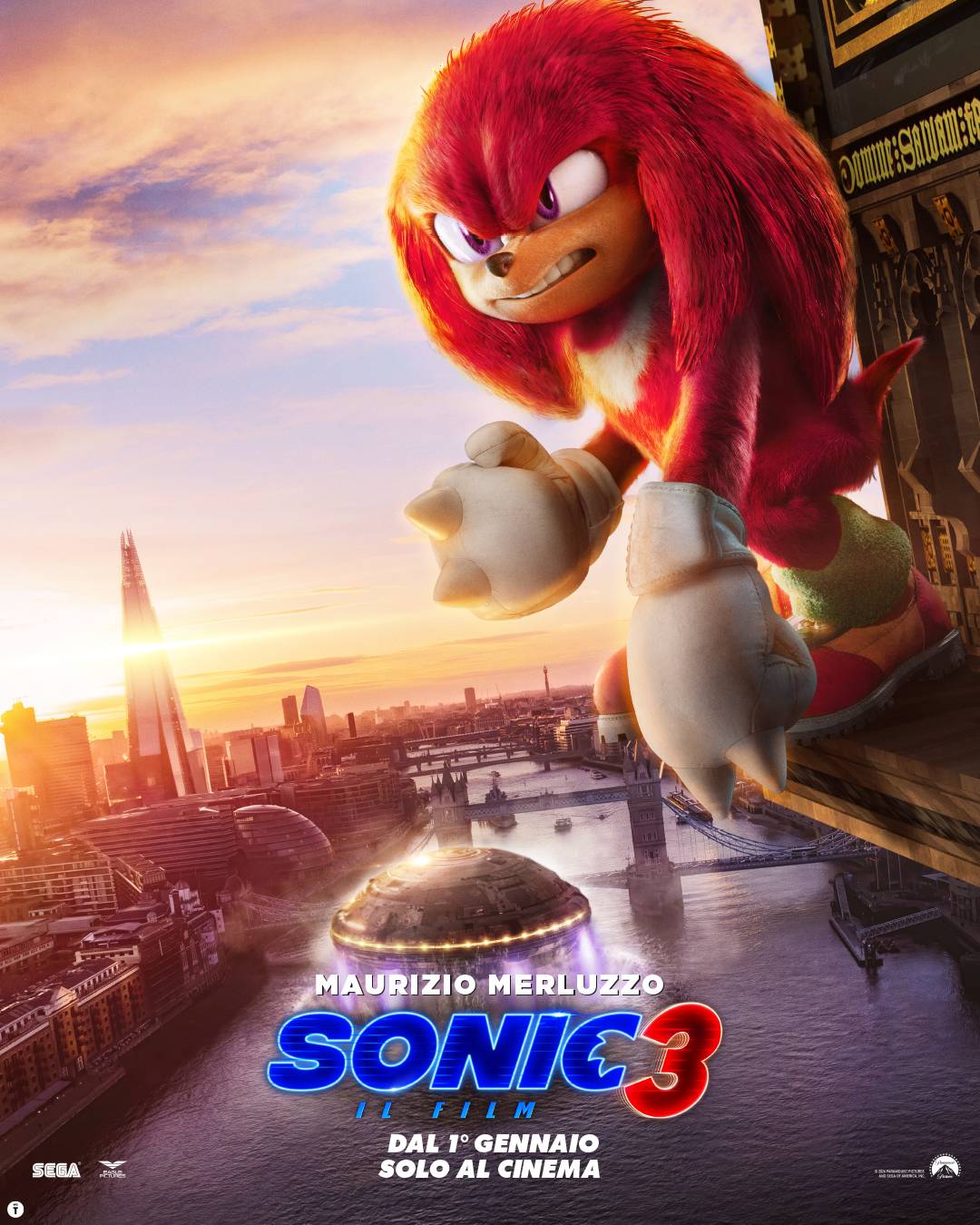 sonic 3 - il film character poster