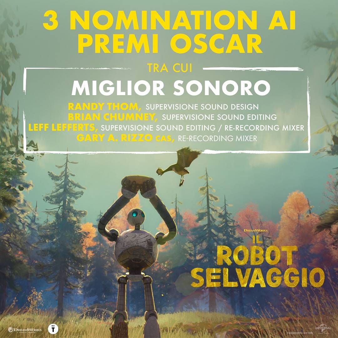 Il robot selvaggio miglior sonoro