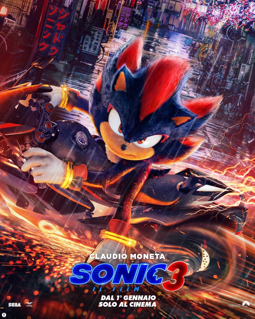 sonic 3 - il film character poster